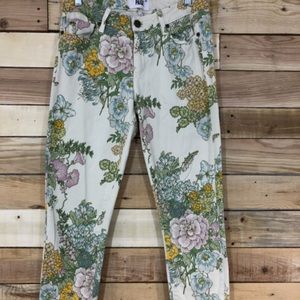 Paige floral jeans